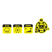 Heidemann 70826 set sonerie fara fir HX Ocean, raza de actiune 200m, 90 dBa