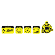 Heidemann 70827 set sonerie fara fir HX Ocean 230 V, raza de actiune 150mm, 87dBa