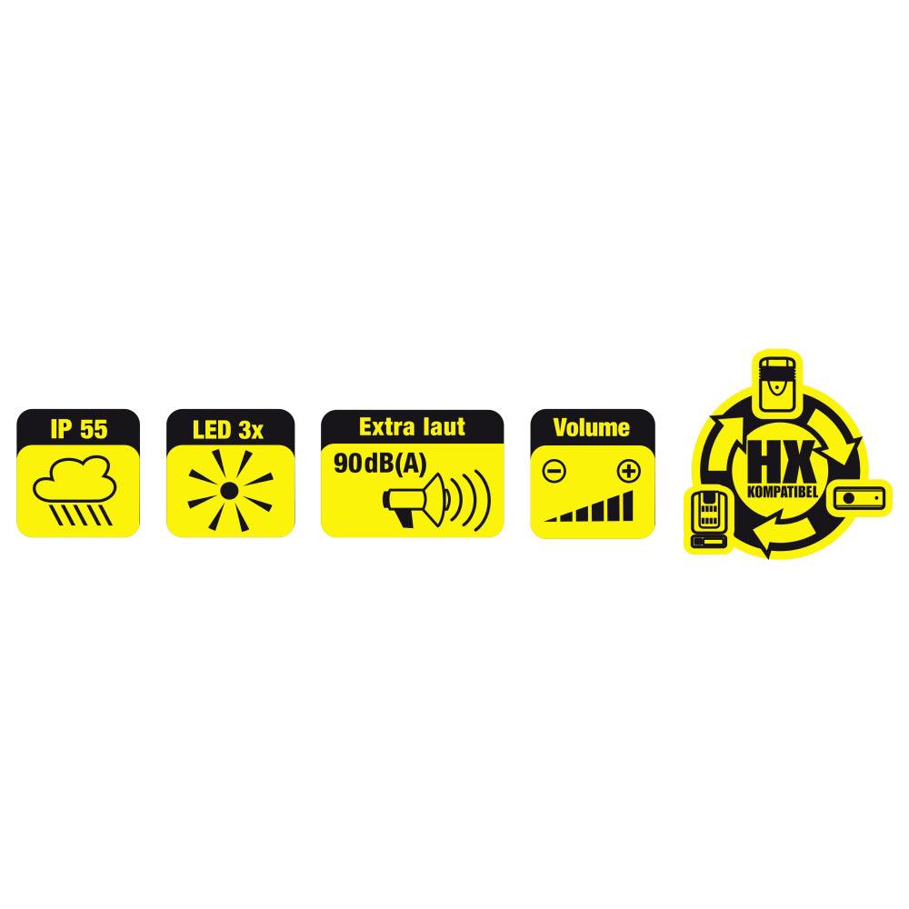 Heidemann 70831 set sonerie fara fir HX Piano, raza de actiune 150m, 90 dBa