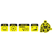 Heidemann 70831 set sonerie fara fir HX Piano, raza de actiune 150m, 90 dBa