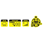 Heidemann 70846 set sonerie fara fir HX Musicbox, raza de actiune 200m, 433 MHz, 97 dBa