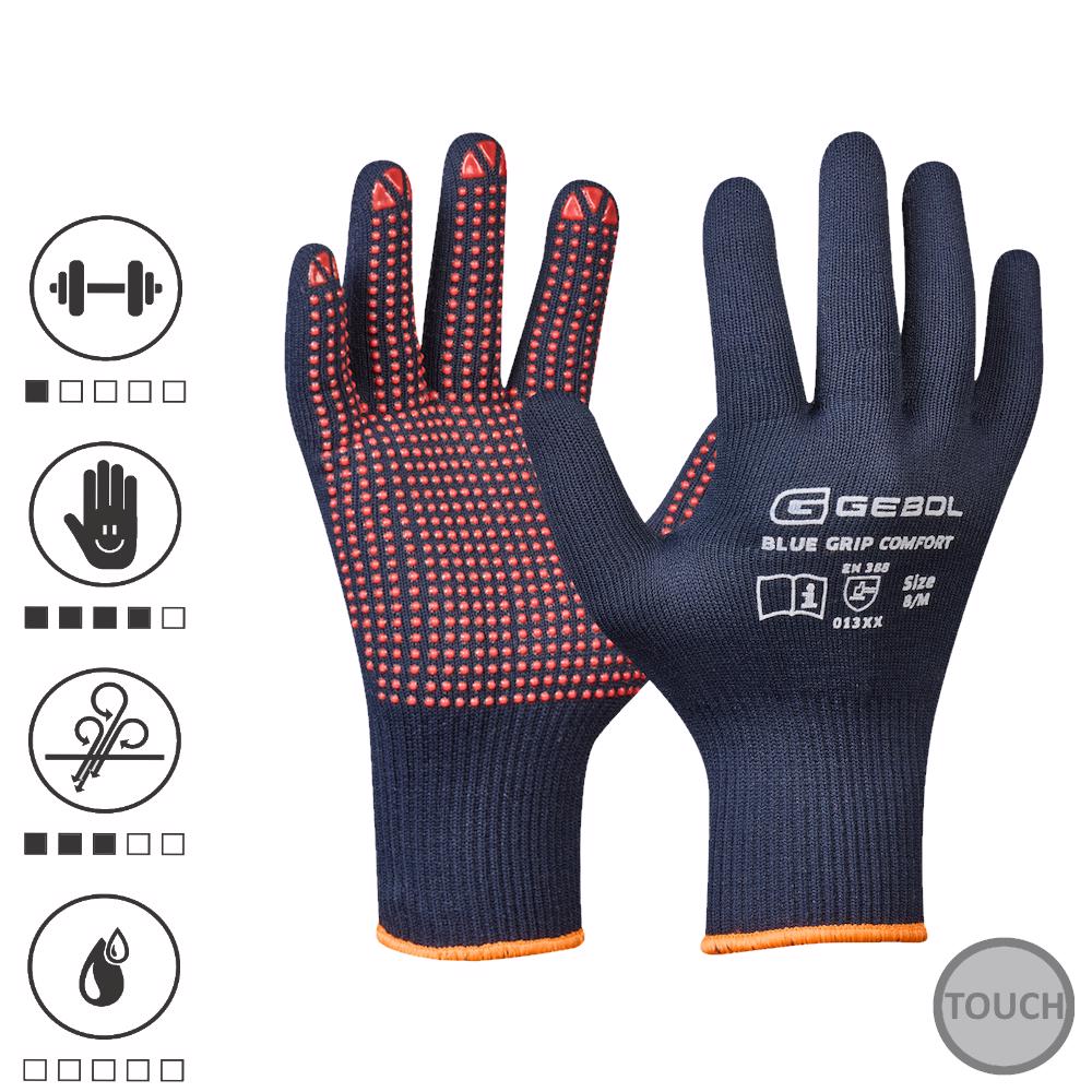 Cumpara acum Manusi de protectie Blue Grip Comfort, din nylon si poliacrilic de la Mesterul Minune