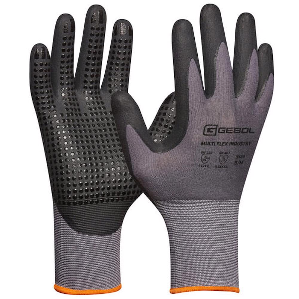 Cumpara acum Set 12 perechi de manusi de protectie Multi Flex Industry, din nylon de la Mesterul Minune