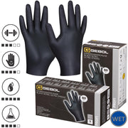 Cumpara acum Set 80 de manusi de protectie Black Nitril Ultra Strong, din nitril de la Mesterul Minune