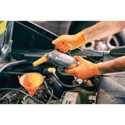 Cumpara acum Set 50 de manusi de protectie Orange Nitril Ultra Grip, din nitril, uz de la Mesterul Minune