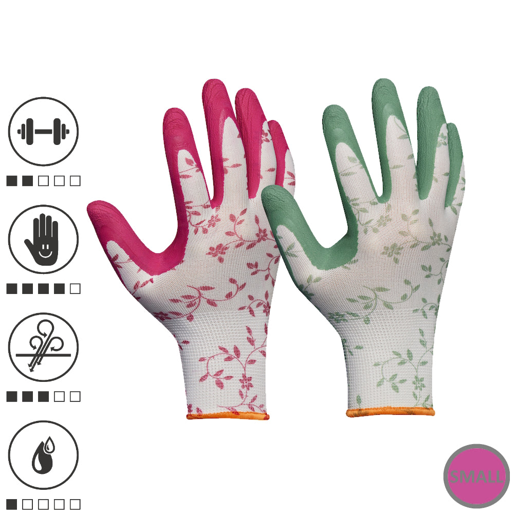 Cumpara acum Set doua perechi de manusi de protectie Flower Duo, din poliester de la Mesterul Minune