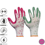 Cumpara acum Set doua perechi de manusi de protectie Flower Duo, din poliester de la Mesterul Minune