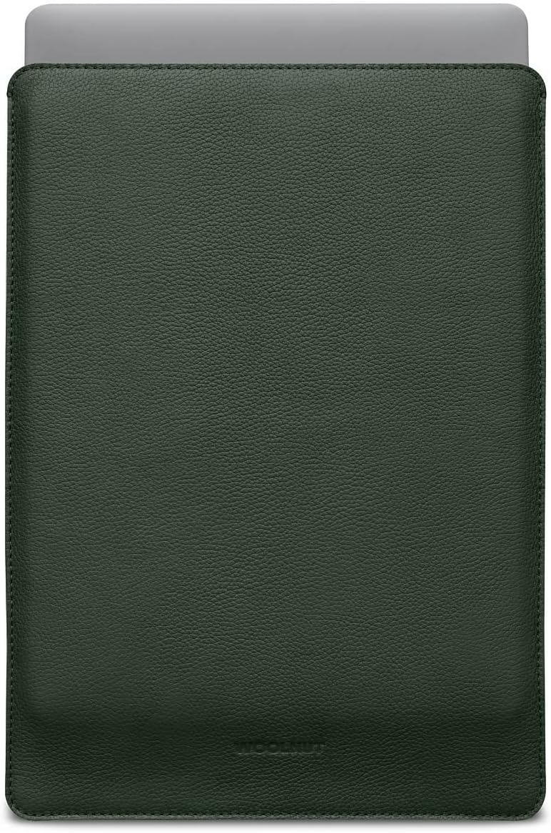 Cumpara Husa de protectie Woolnut Sleeve pentru MacBook Pro 16", Piele, Verde de la Mesterul Minune
