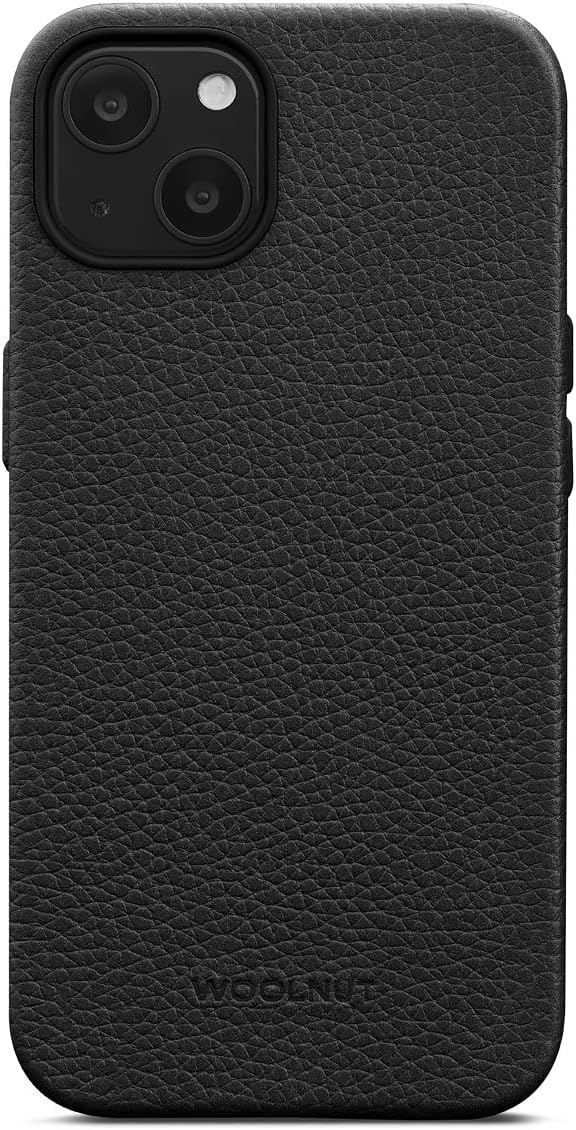 Cumpara Husa de protectie Woolnut pentru iPhone 13, Piele, Negru de la Mesterul Minune