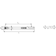 Cheie dinamometrica manoskop 721QR/15 quick, 30–150 Nm