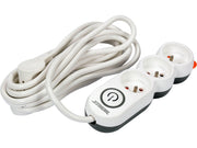 PRELUNGITOR CU ÎMPĂMÂNTARE 3 PRIZE, 5M STHOR 72352