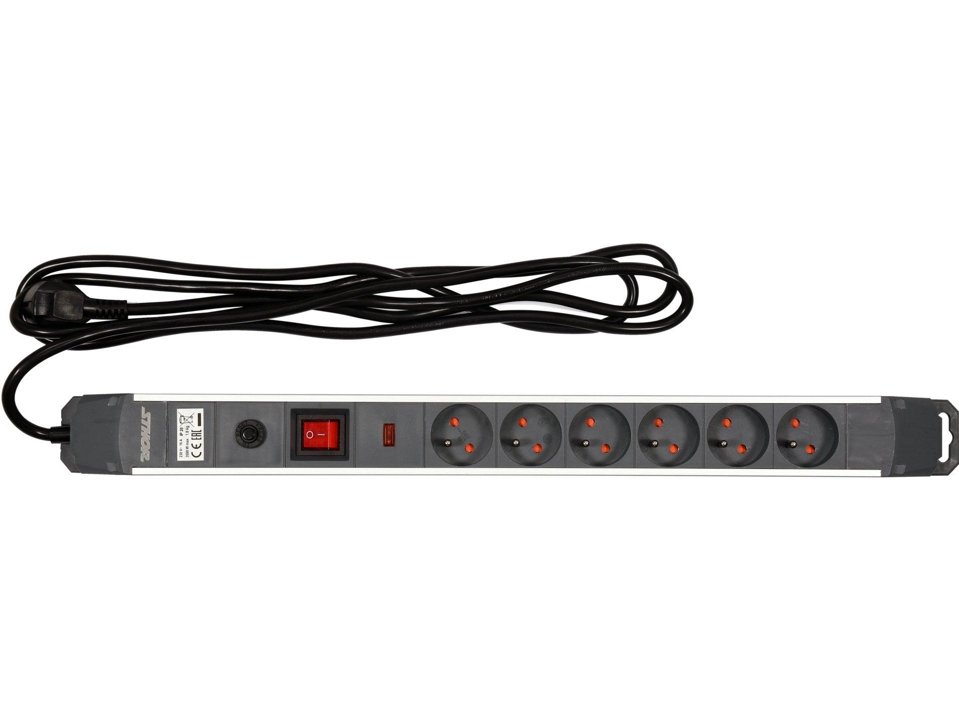 PRELUNGITOR ELECTRIC, 6 PRIZE, CU ÎNTRERUPĂTOR, 3M STHOR 72373