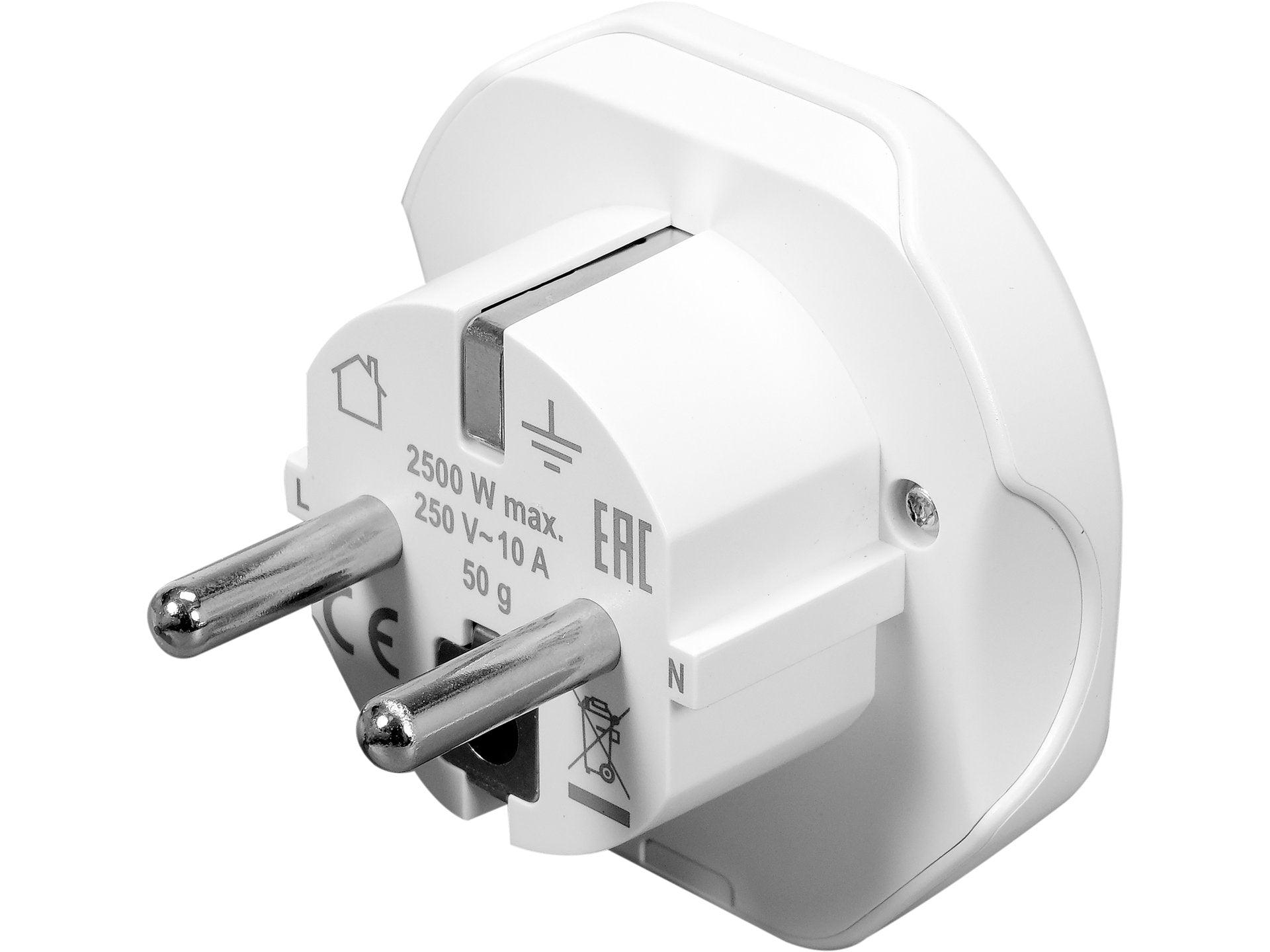 ADAPTOR DE CĂLĂTORIE CU ÎMPĂMÂNTARE, WORLD - EU STHOR 72440