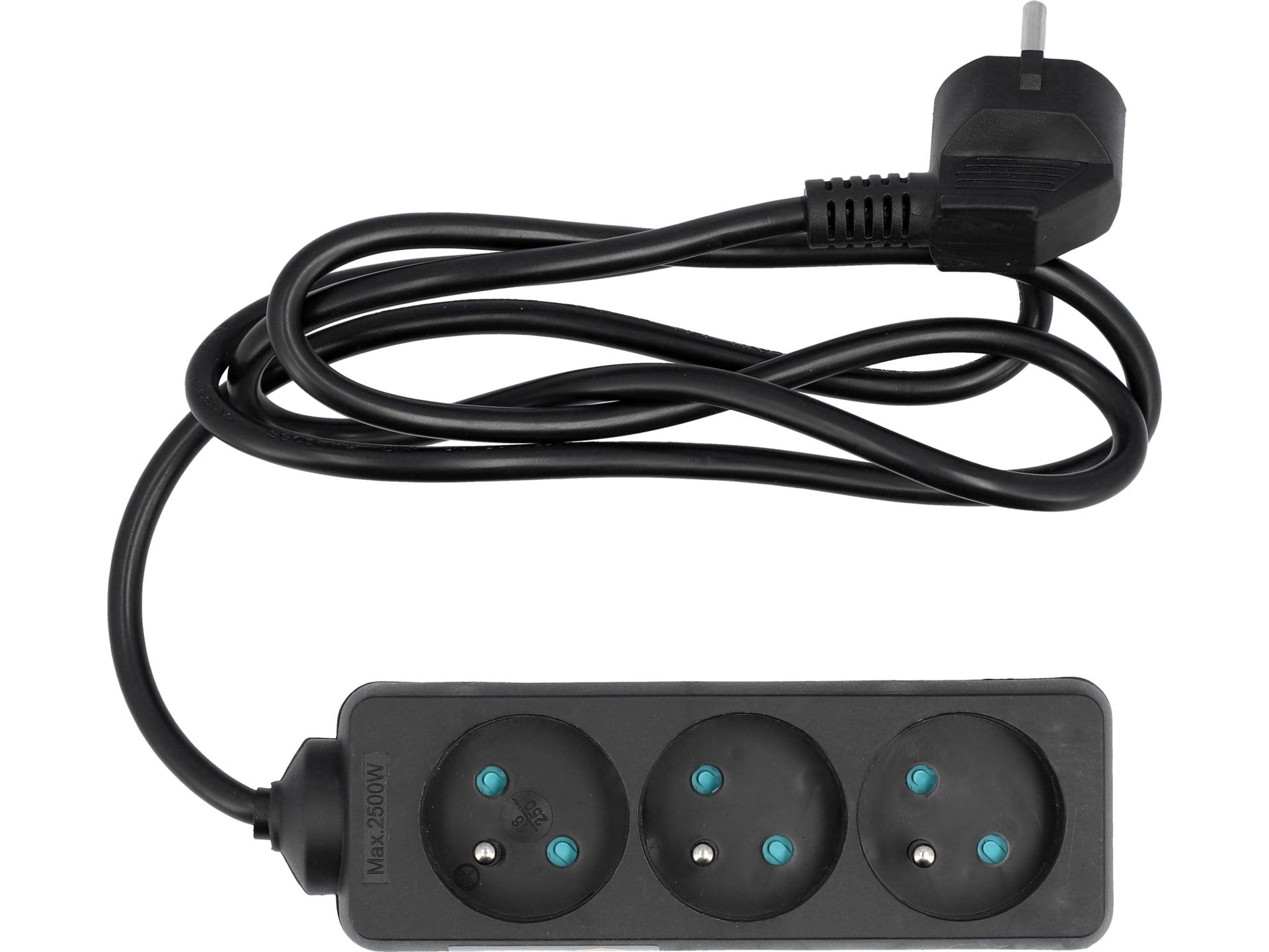 PRELUNGITOR, 3 PRIZE CU ÎMPĂMÂNTARE, 1.5M VOREL 72615