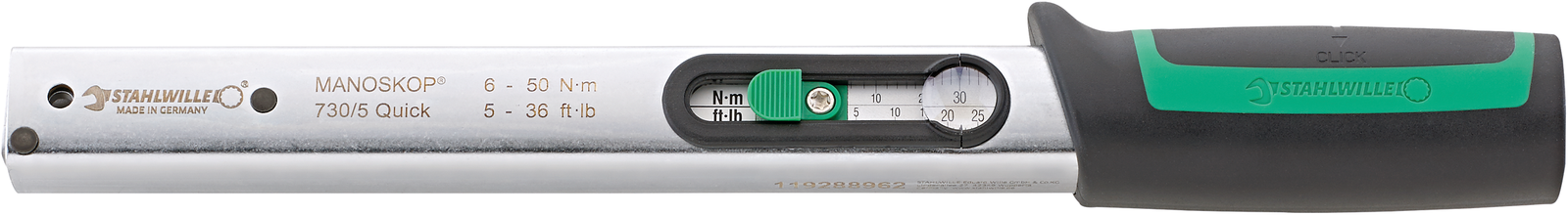 Cumpara acum Cheie dinamometrica manoskop 730/5, 6–50 Nm, Stahlwille 50184005 de la Mesterul Minune
