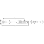 Cheie dinamometrica manoskop 730NR / 5FK, 10–50 Nm