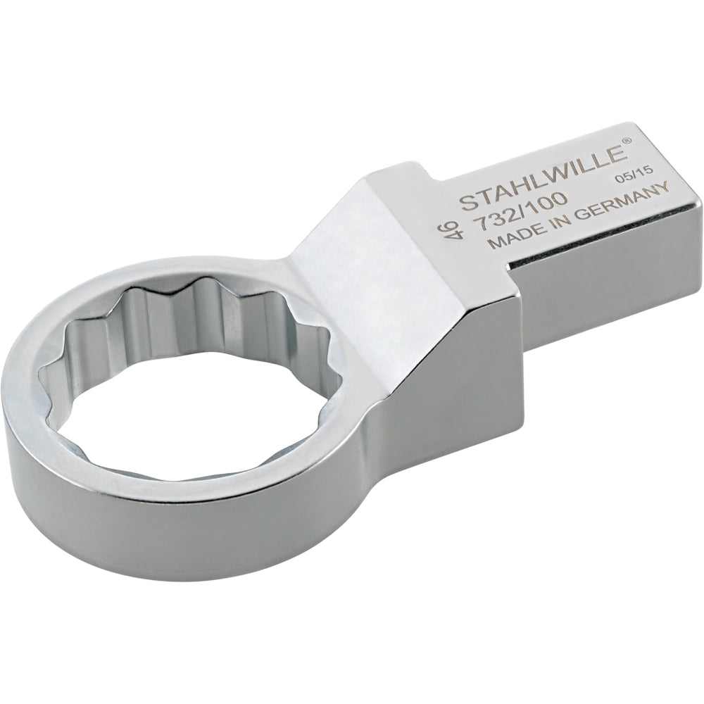 Cap inelar cheie dinamometrica, Stahlwille 732A/10 9/16, prindere 9x12 mm, deschiderea cheii 9/16"