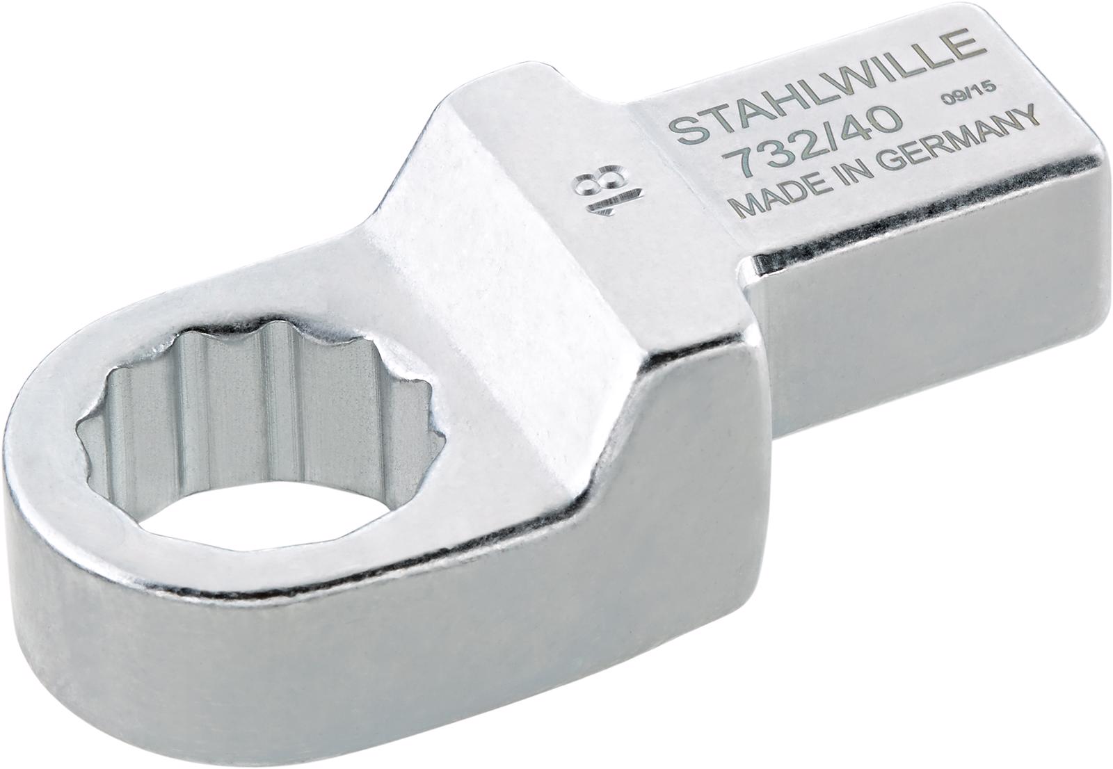 Cap inelar cheie dinamometrica, Stahlwille 732/40 32, prindere 14x18 mm, deschidere 32 mm