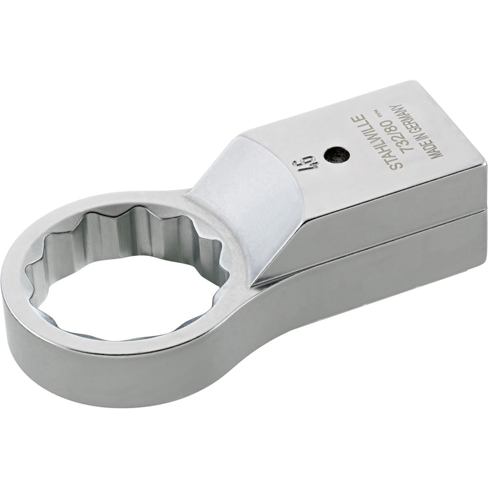 Cap inelar cheie dinamometrica, Stahlwille 732/80 24, prindere 24.5x28 mm, deschidere 24 mm