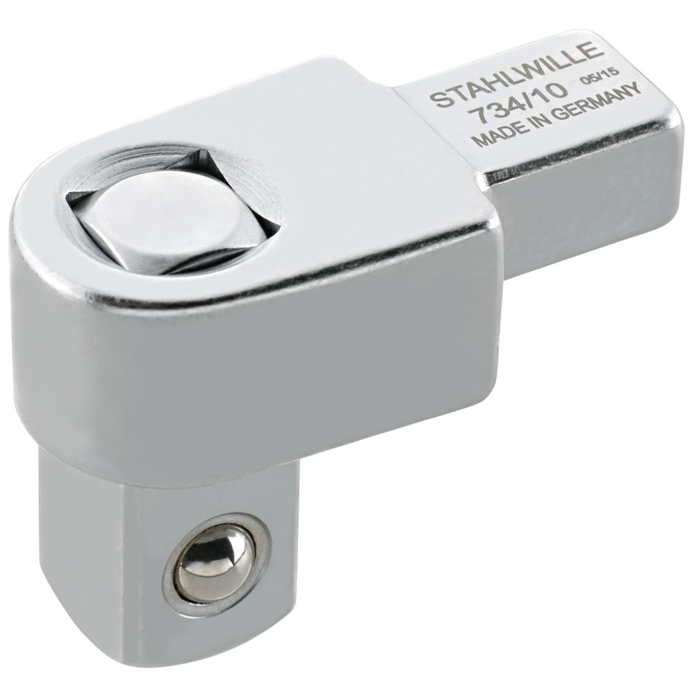 Cap fix patrat cheie dinamometrica, Stahlwille 734K, max 80Nm, prindere 9x12 mm, patrat 3/8"