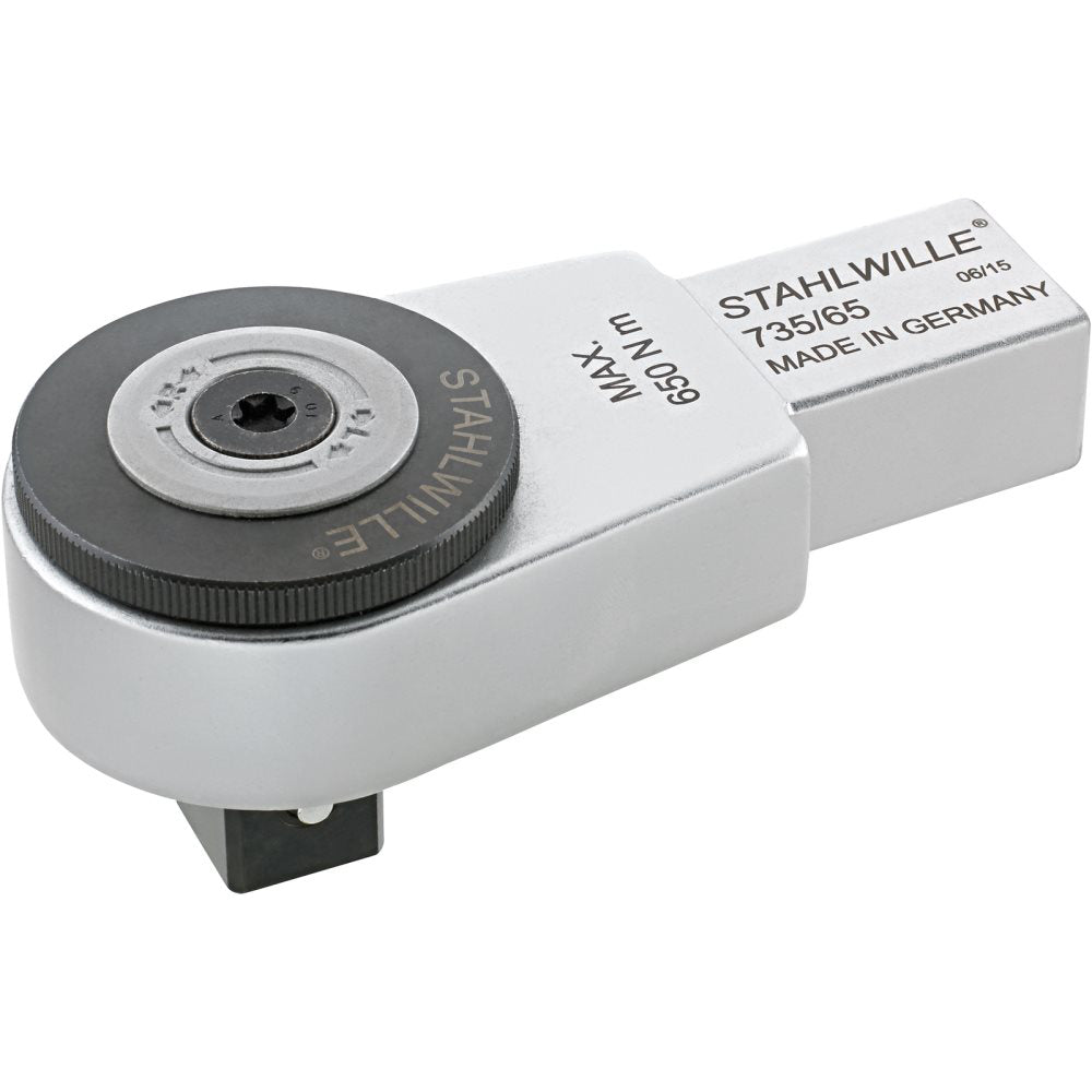 Cap clichet cheie dinamometrica, Stahlwille 735/65, 60 dinti, max 650Nm, prindere 22x28 mm, patrat 3/4"