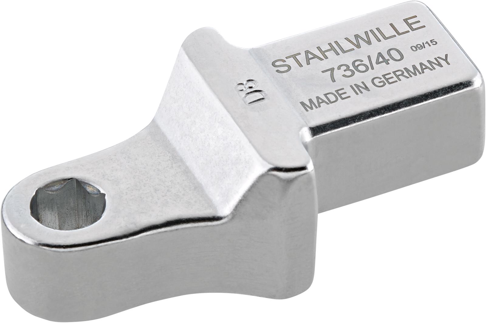 Cap fix cheie dinamometrica, Stahlwille 736/40 5/16, prindere 14x18 mm, prindere biti 5/16"