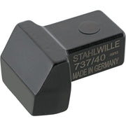 Adaptor capat cheie dinamometrica Stahlwille 737/40, prindere 14x18 mm, suprafata 11 x 25 mm