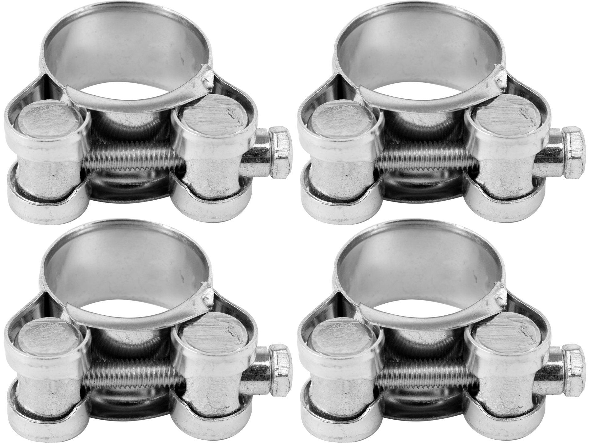 SET 4 CLEME ZINCATE CU ȘURUB, 19-21/18MM VOREL 73787