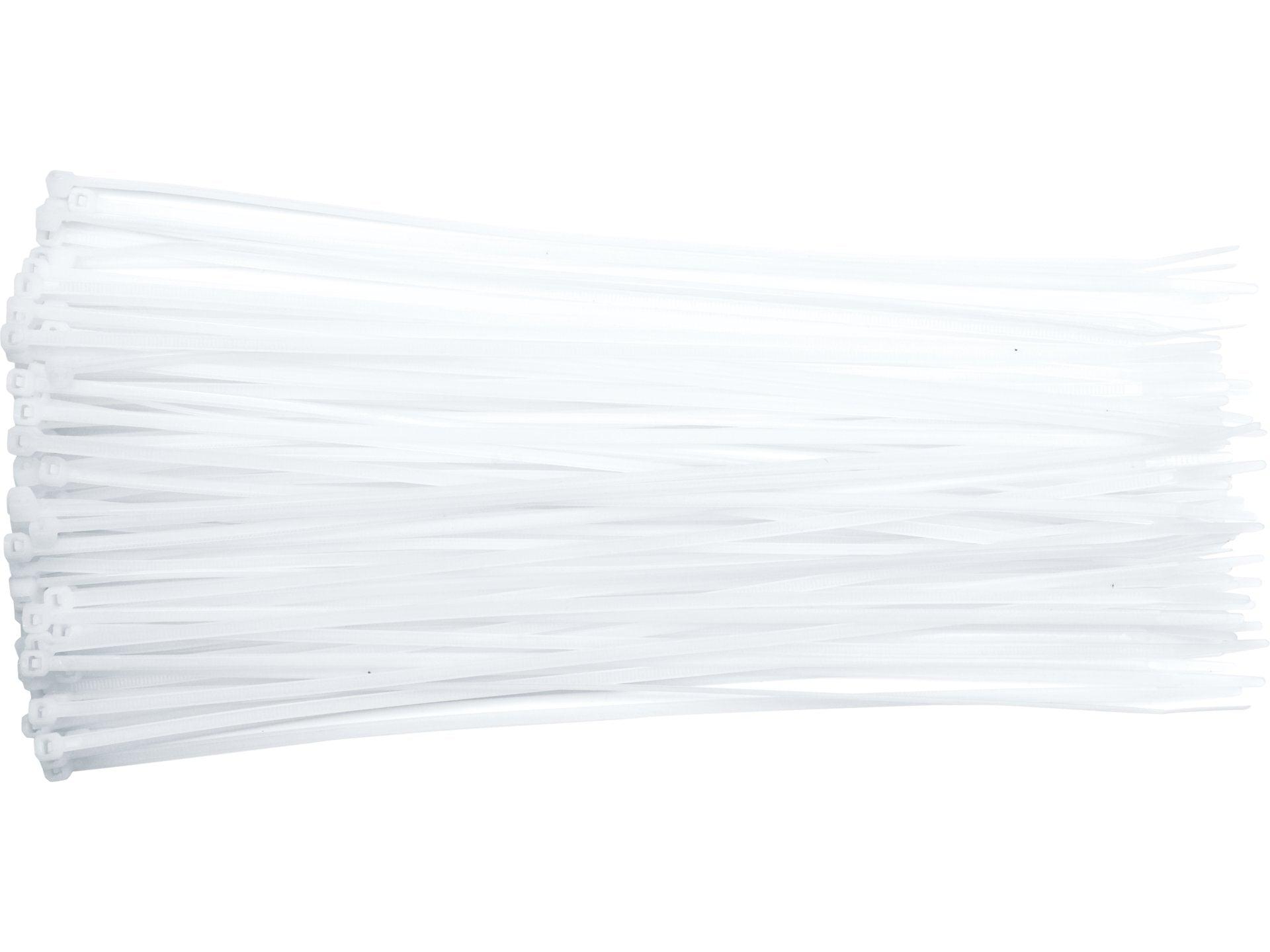 COLIERE DIN PLASTIC 150X2.5MM, 100 BUC, ALB VOREL 73883