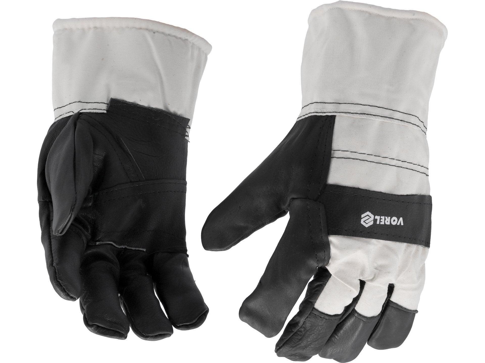 MĂNUȘI PROTECȚIE PIELE/BUMBAC VOREL 74003