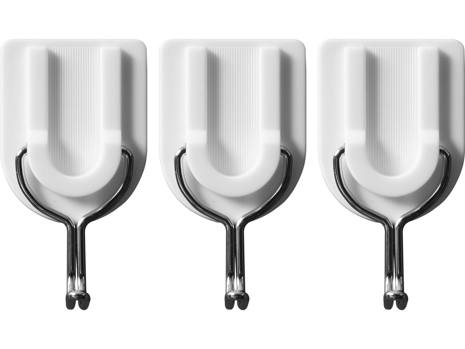 CÂRLIGE CU DUBLU ADEZIV, 3 BUC VOREL 74752