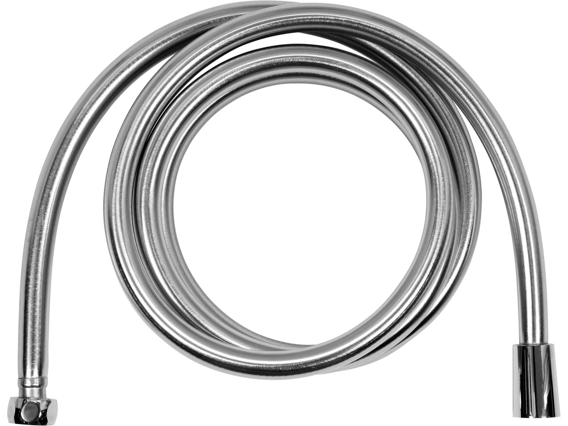 FURTUN DE DUȘ, 2M, PVC, ARGINTIU FALA 75655