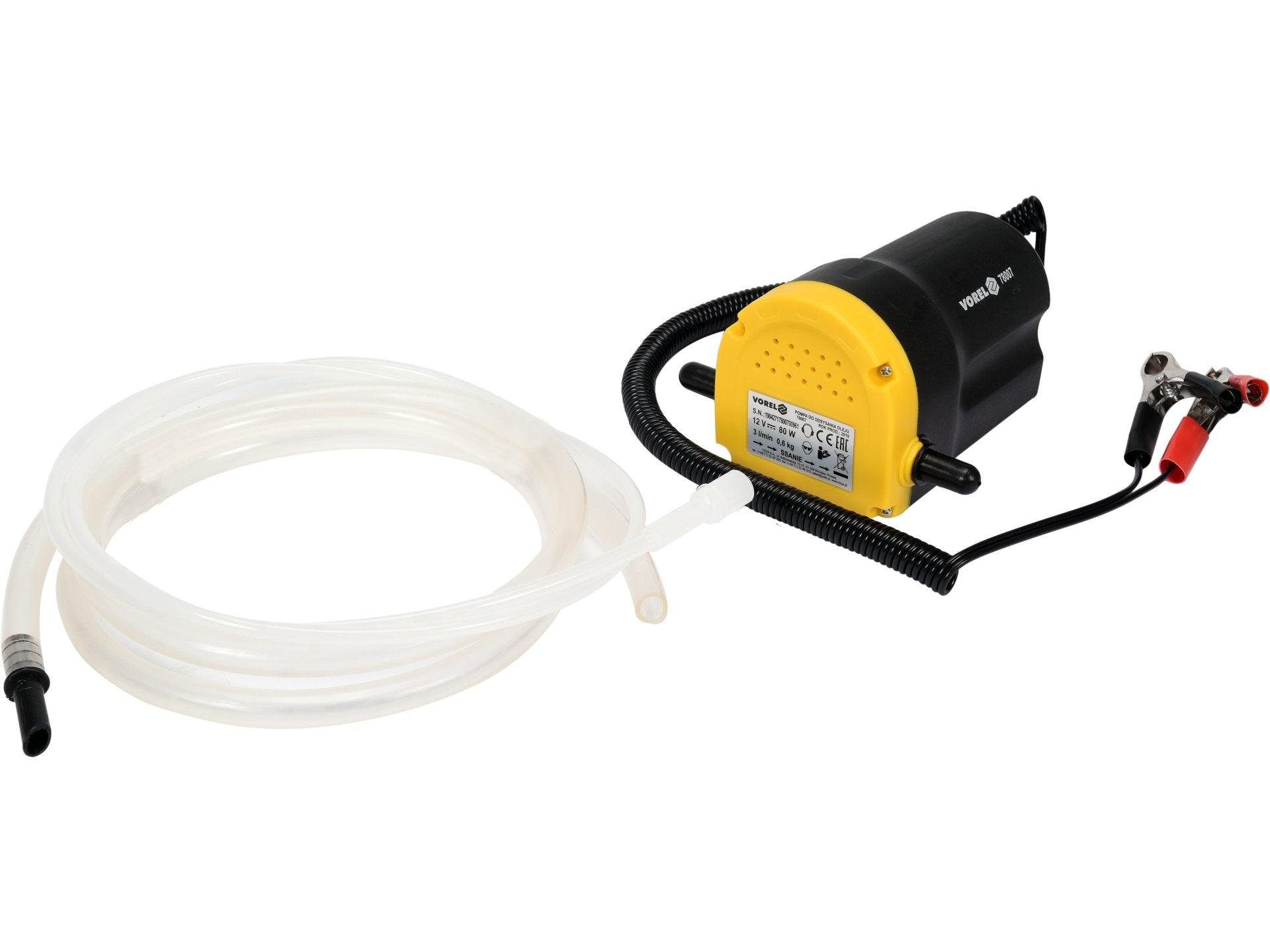 POMPĂ ELECTRICĂ DE SCOS ULEI, 80W,3L/MIN VOREL 78007