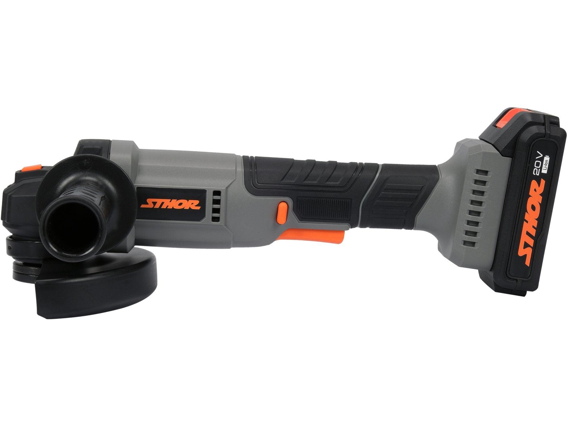 POLIZOR UNGHIULAR STHOR 20V, 125MM, 1X2AH STHOR 78091