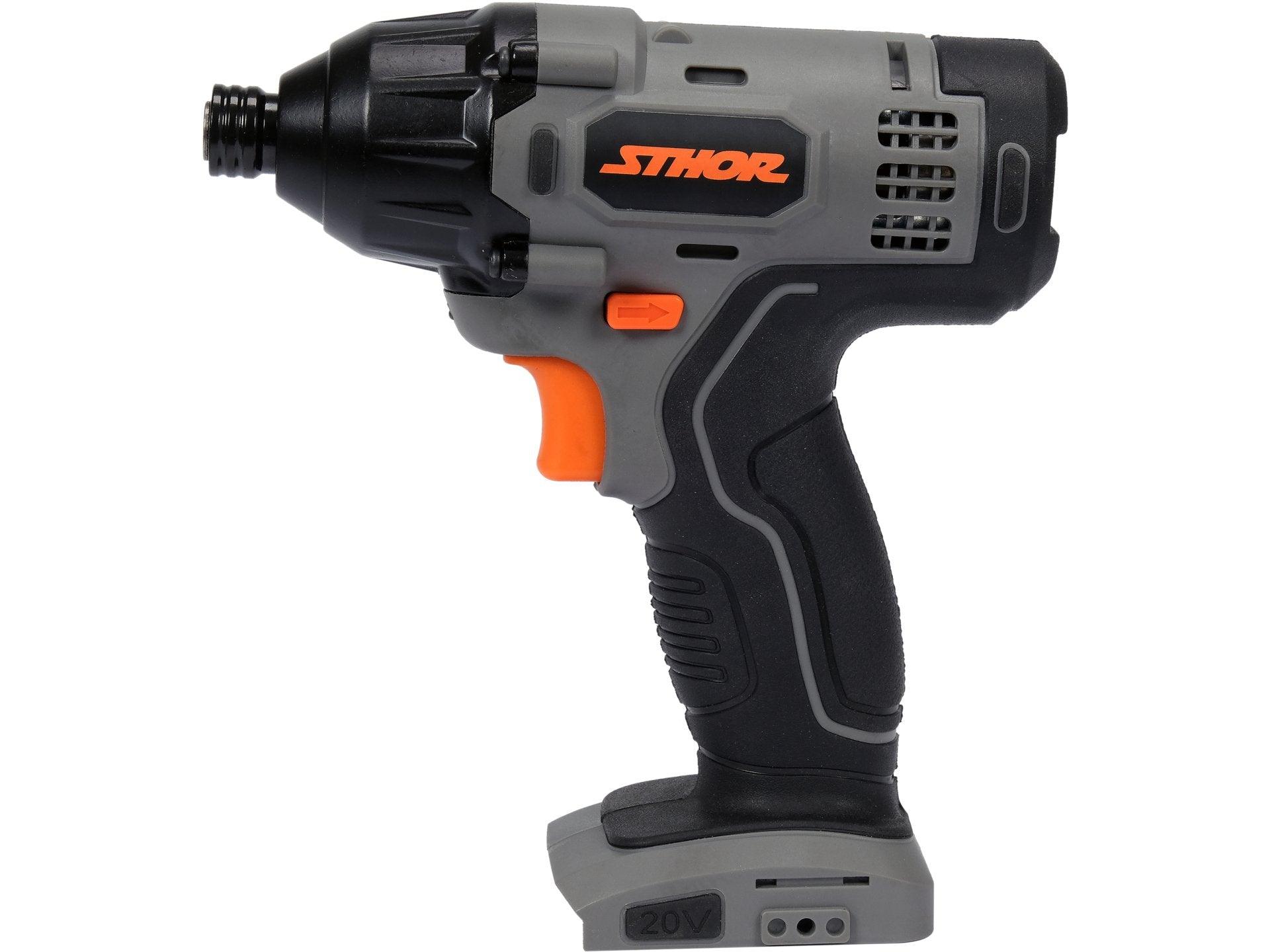 ȘURUBELNIȚĂ CU IMPACT STHOR 20V, PRINDERE HEXAGONALĂ 1/4'', 150NM, FĂRĂ ACUMULATOR STHOR 78113