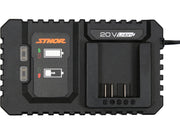 ÎNCĂRCĂTOR ACUMULATOR STHOR 20V, 4A (TIMP DE ÎNCĂRCARE 2AH=30MIN) STHOR 78261