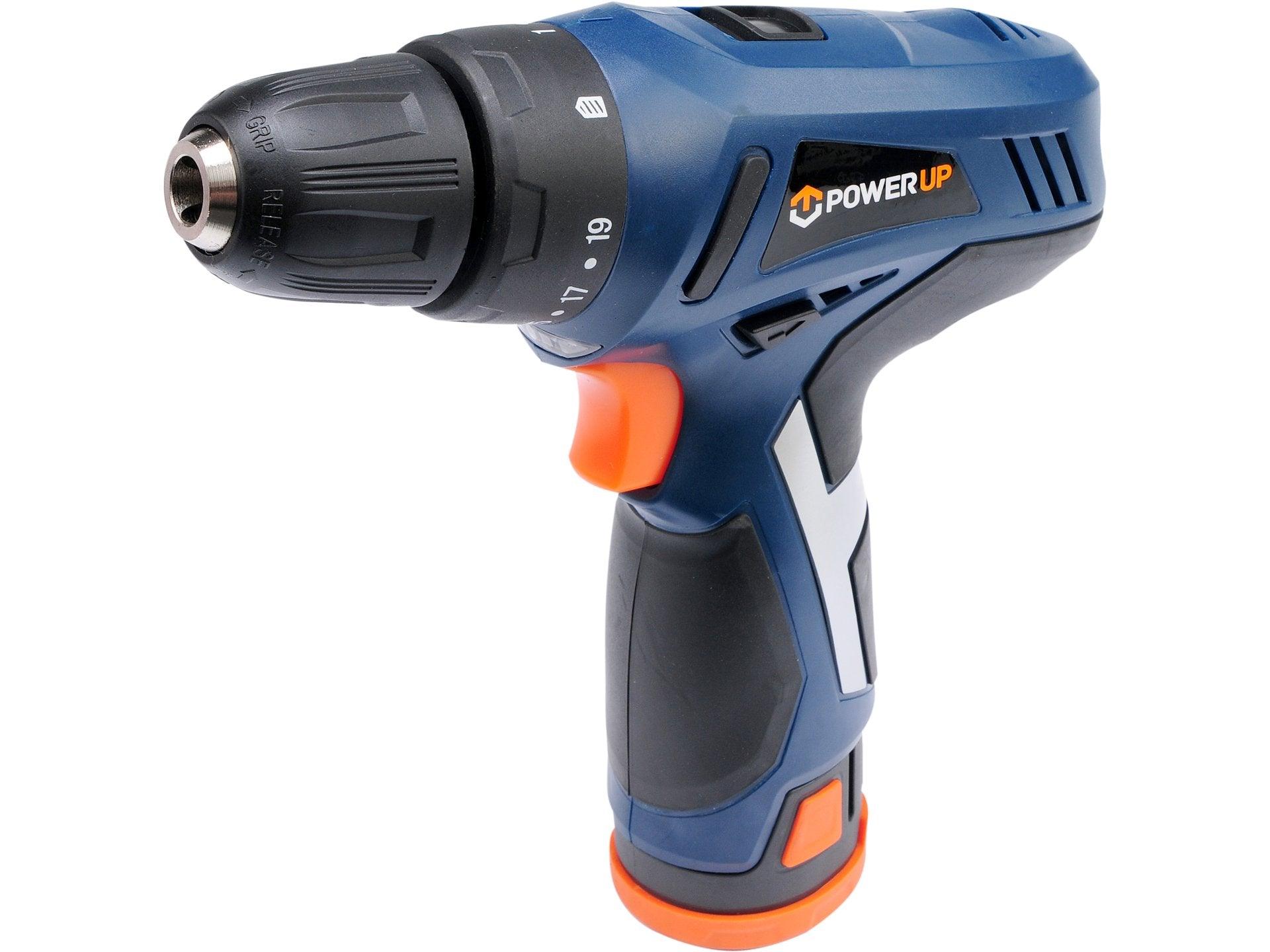ȘURUBELNIȚĂ CU ACUMULATOR LI-ION, 10,8V, 16NM + ACCESORII POWER UP 78970