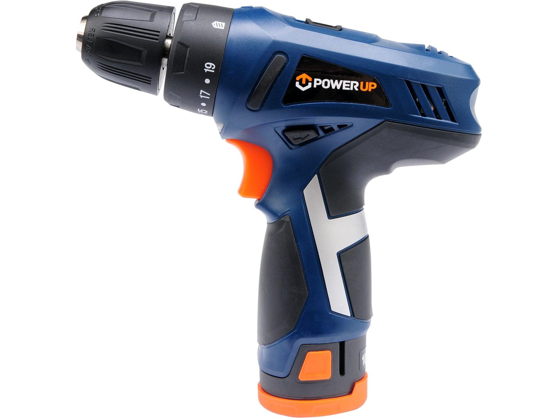 ȘURUBELNIȚĂ CU ACUMULATOR LI-ION, 10,8V, 16NM + ACCESORII POWER UP 78970