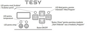 Convector de perete Tesy CN03200EIS, 2000 W, Termostat de siguranta,