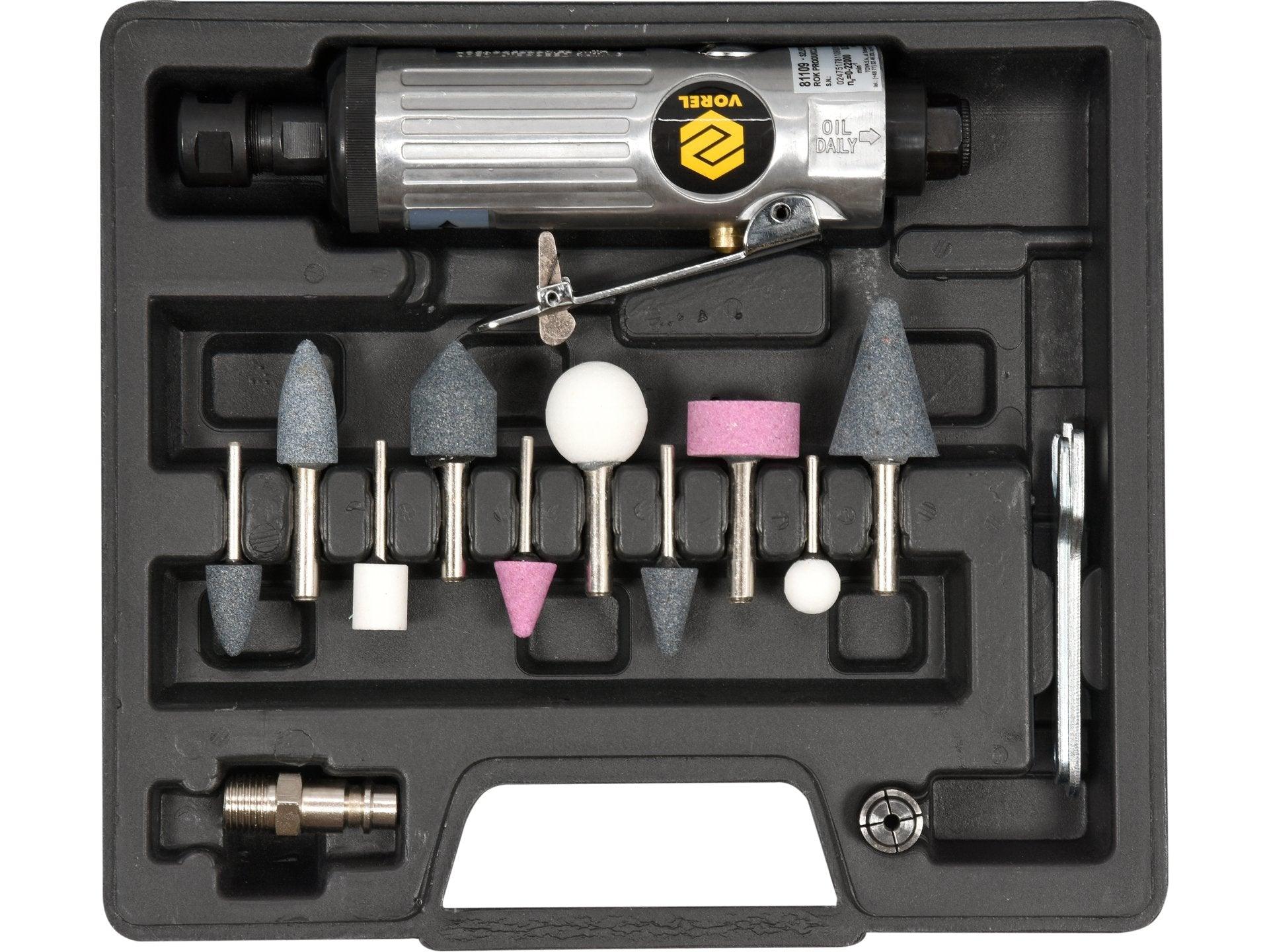 SET POLIZOR BI-AX PNEUMATIC 6MM + ACCESORII VOREL 81109