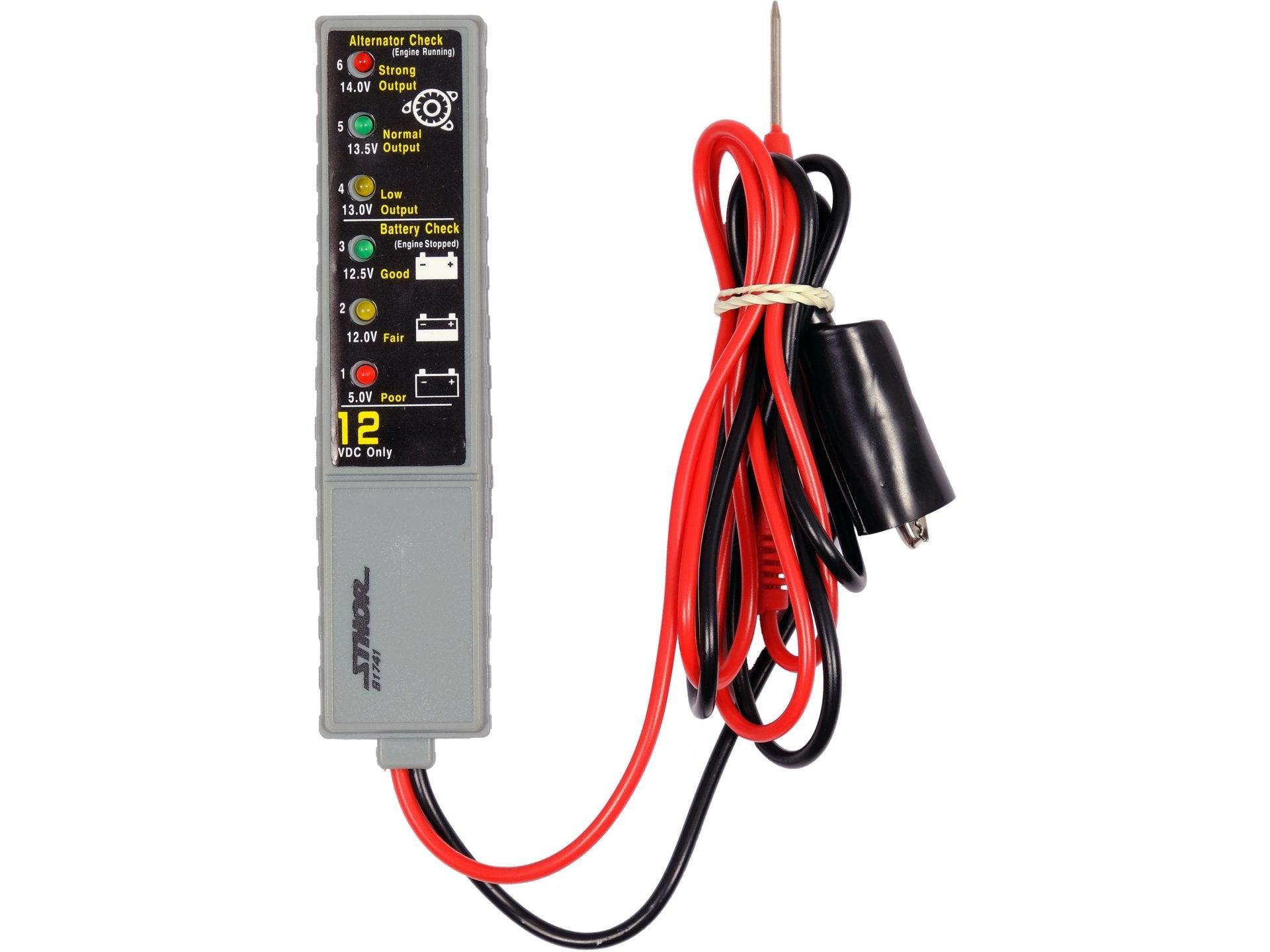 TESTER BATERIE ȘI ALTERNATOR STHOR 81741