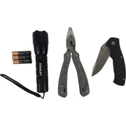 Cumpara acum set 3 piese cutit, lanterna si cleste multifunctional, Stanley de la Mesterul Minune