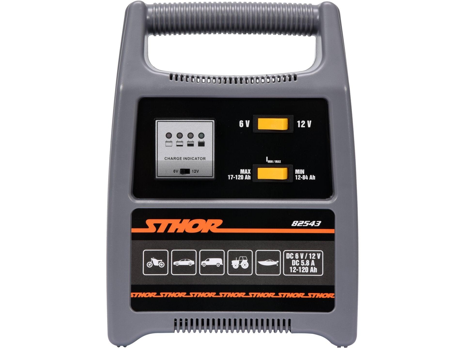 REDRESOR 6/12V, 8A, 120AH STHOR 82543