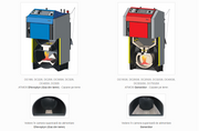 Cazan (centrala) combustibil solid, gazeificare, Atmos, DC70GSX,