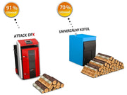 Cazan (centrala) pe combustibil solid, Attack DPX Standard cu