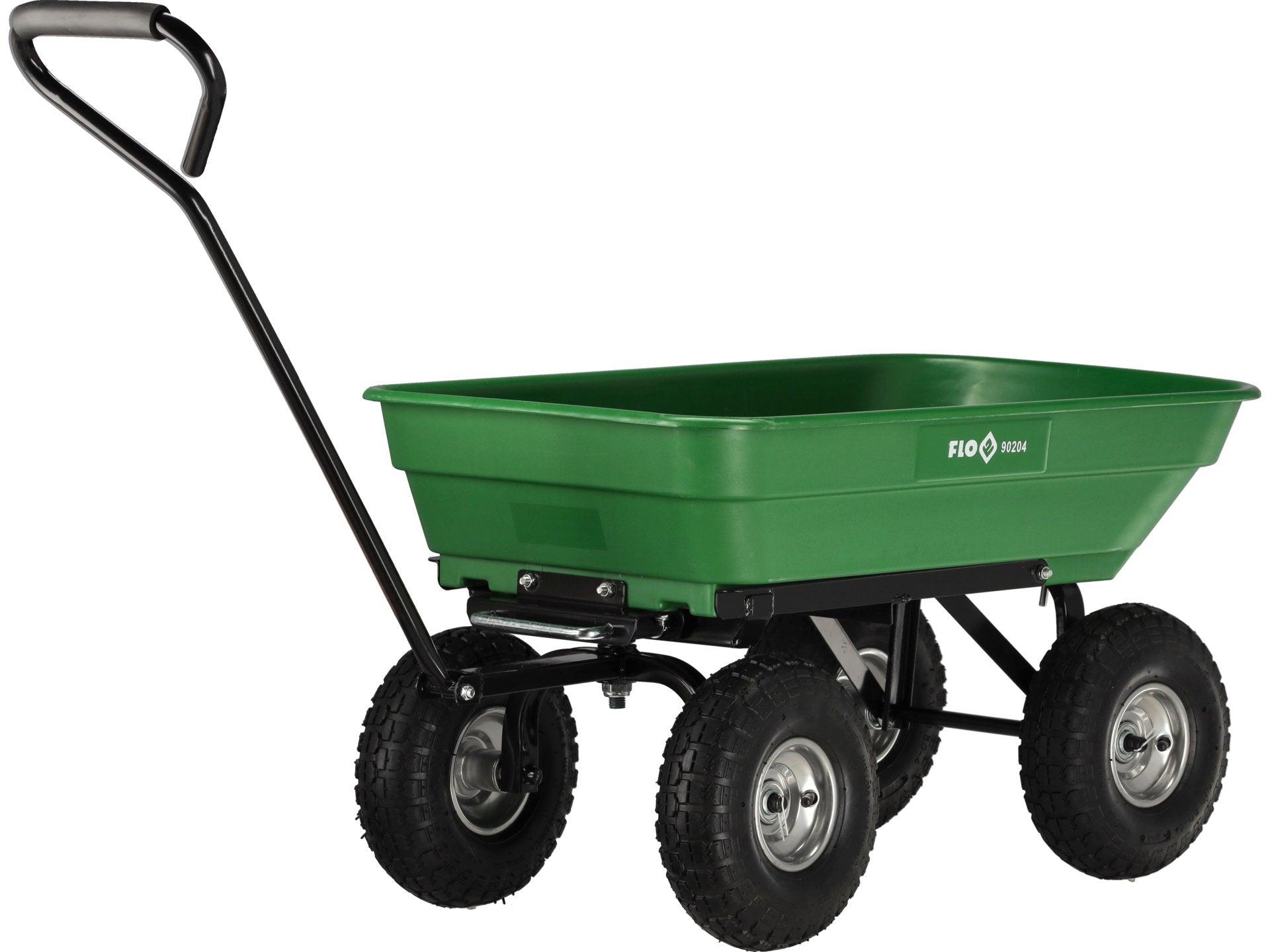 CĂRUCIOR DE GRĂDINĂ BASCULABIL, 55L FLO 90204