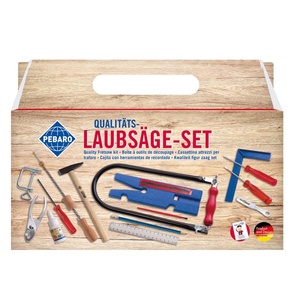 Pebaro 925P, Set traforaj, burghiu + masa de taiat cu locas de fixare + set extins de unelte