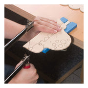 Pebaro 936, Set traforaj pentru incepatori, masa de taiat cu locas de fixare + sablon din lemn + alte accesorii