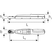 Cheie dinamometrica digitala Stahlwille Sensotork 701/2, 1/4