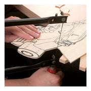 Pebaro 970K, Set traforaj, masa de taiat din lemn + sac de depozitare